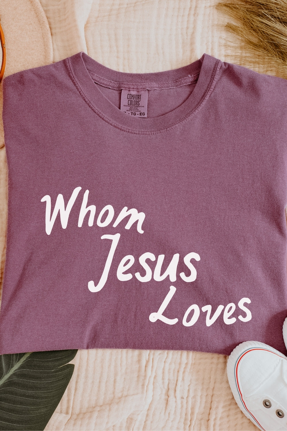 Whom Jesus Loves Comfort Colors Tee