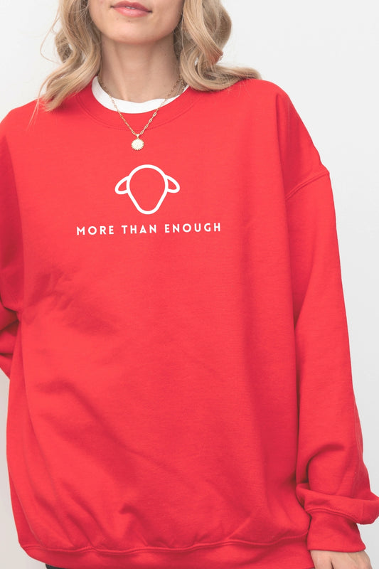 Lamb is More than Enough Christian Sweatshirt