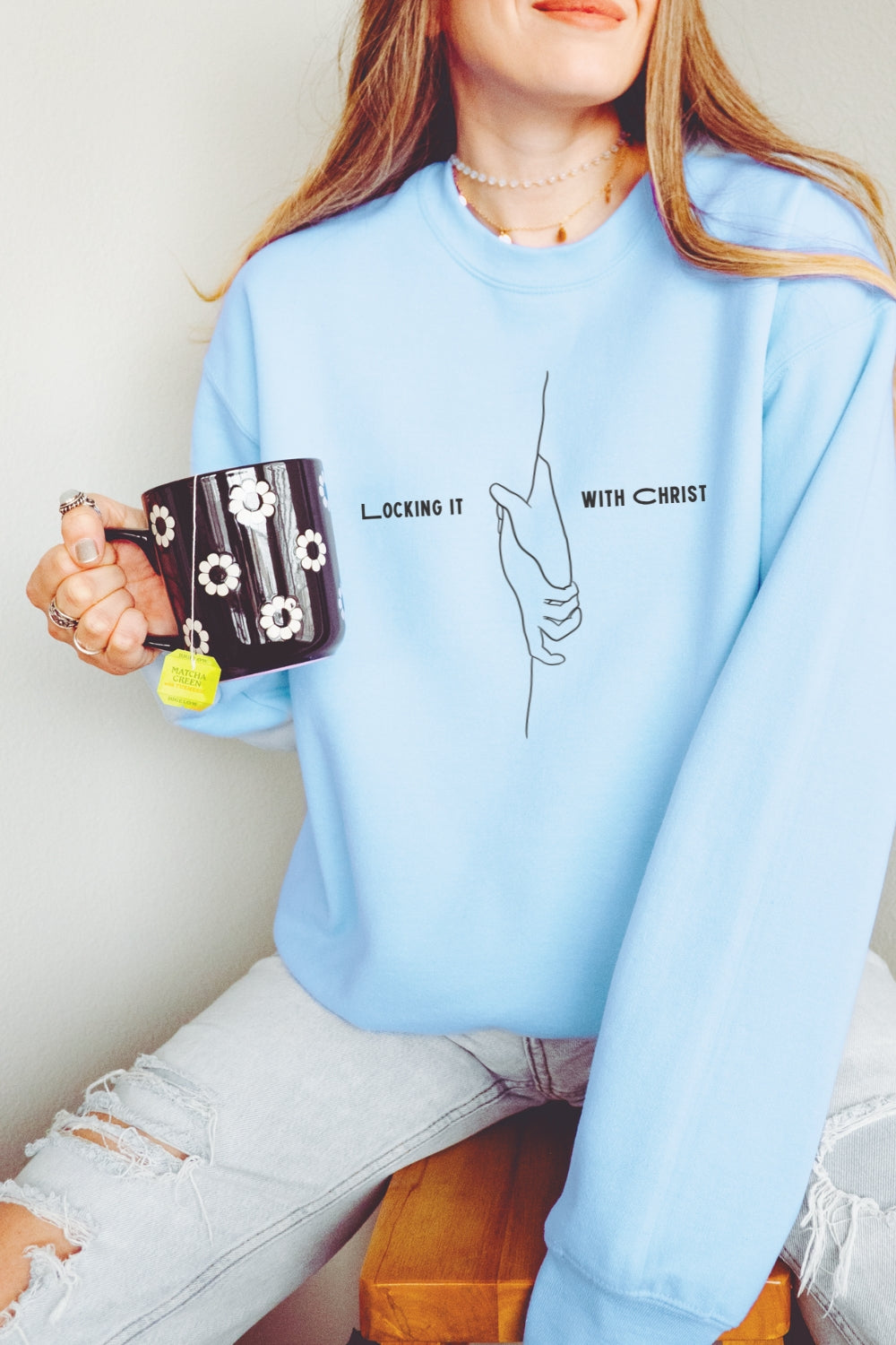 Locking it with Christ Christian Sweatshirt