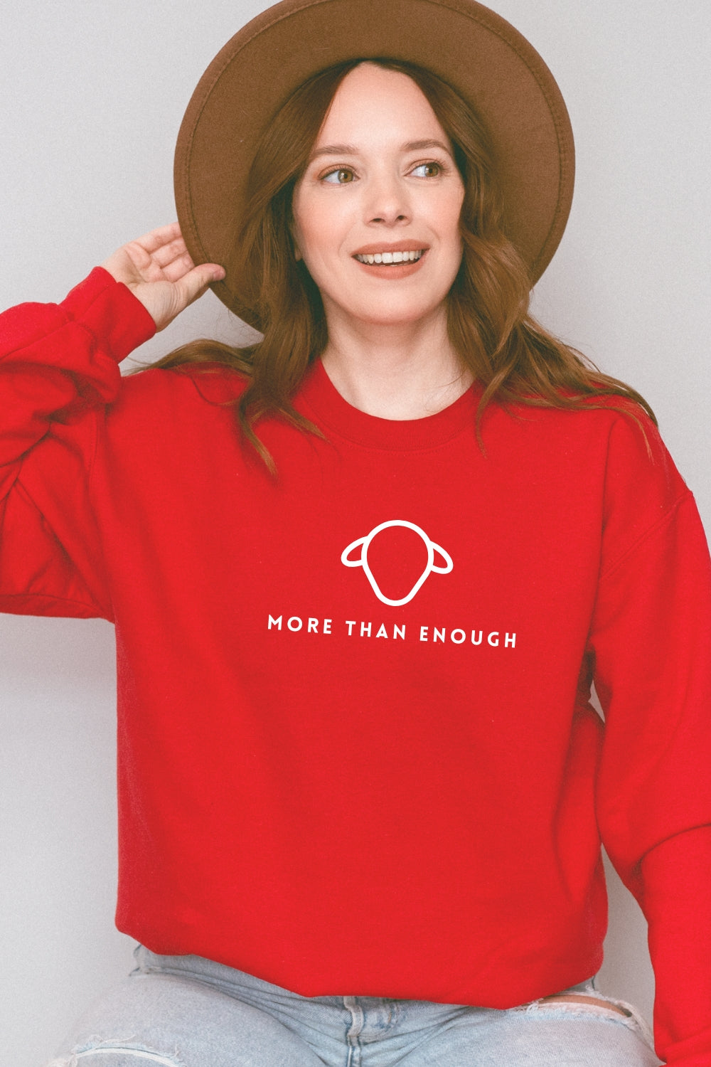 Lamb is More than Enough Christian Sweatshirt