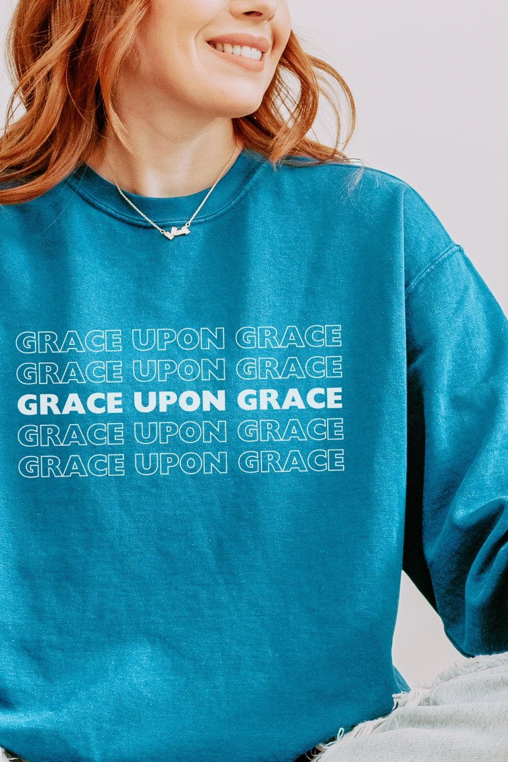 Grace Upon Grace Premium Sweatshirt