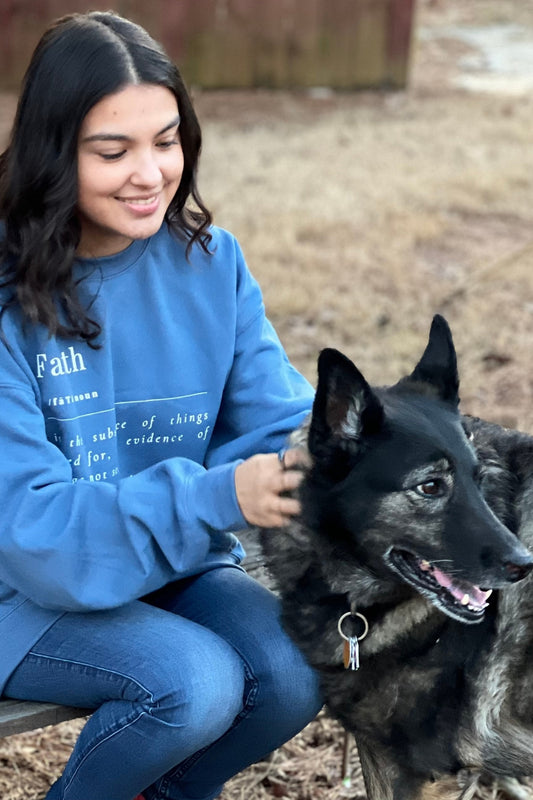What is the definition of faith? Hebrews 11:1 Sweatshirt