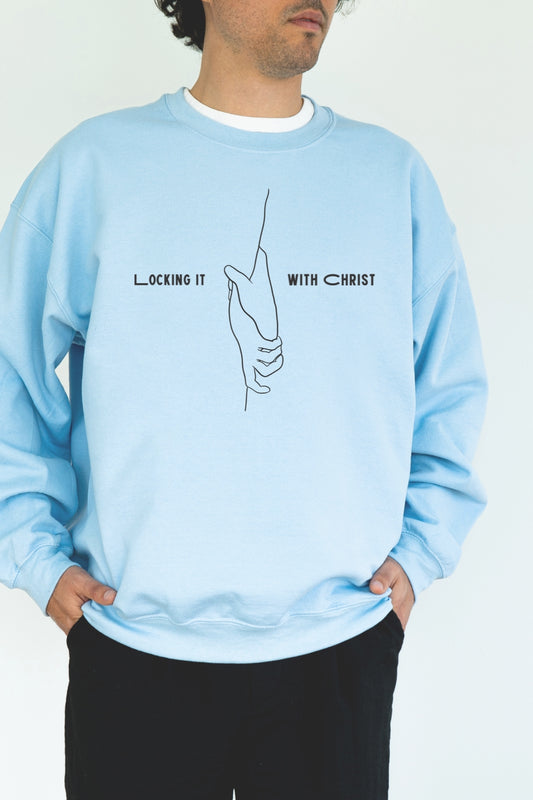 Locking it with Christ Christian Sweatshirt