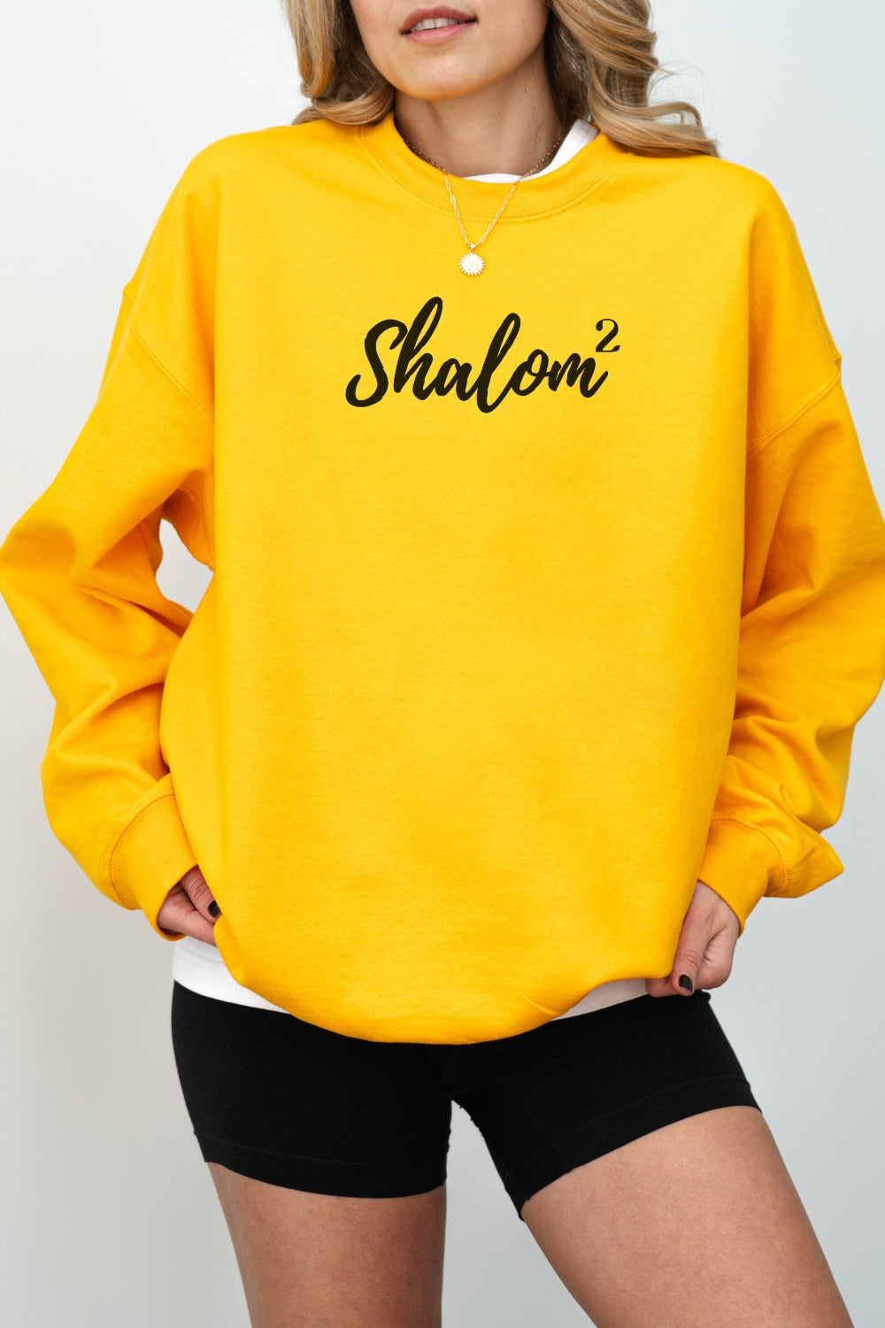 Shalom Shalom Gold Sweatshirt