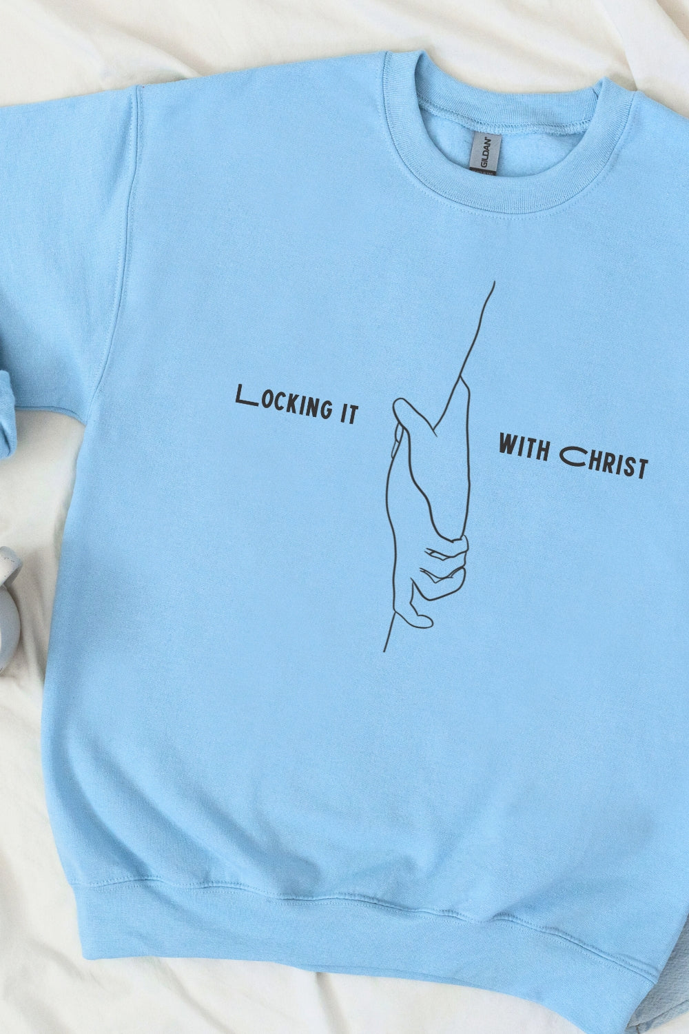 Locking it with Christ Christian Sweatshirt