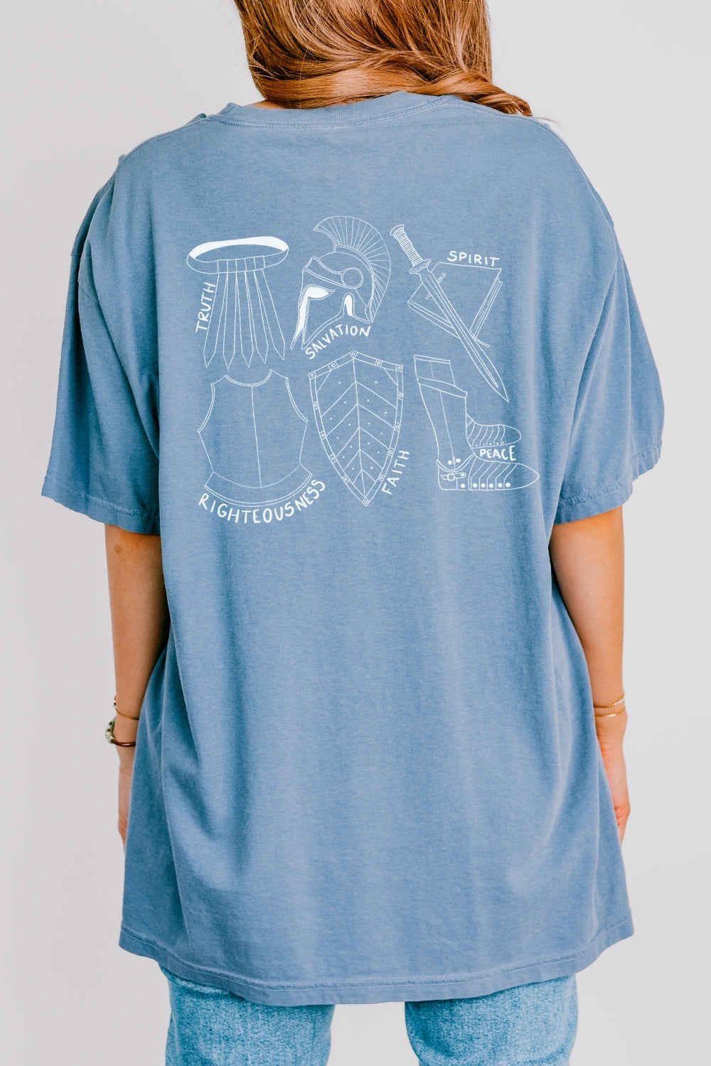 Armor of God Comfort Colors T-Shirt - Blue Jean