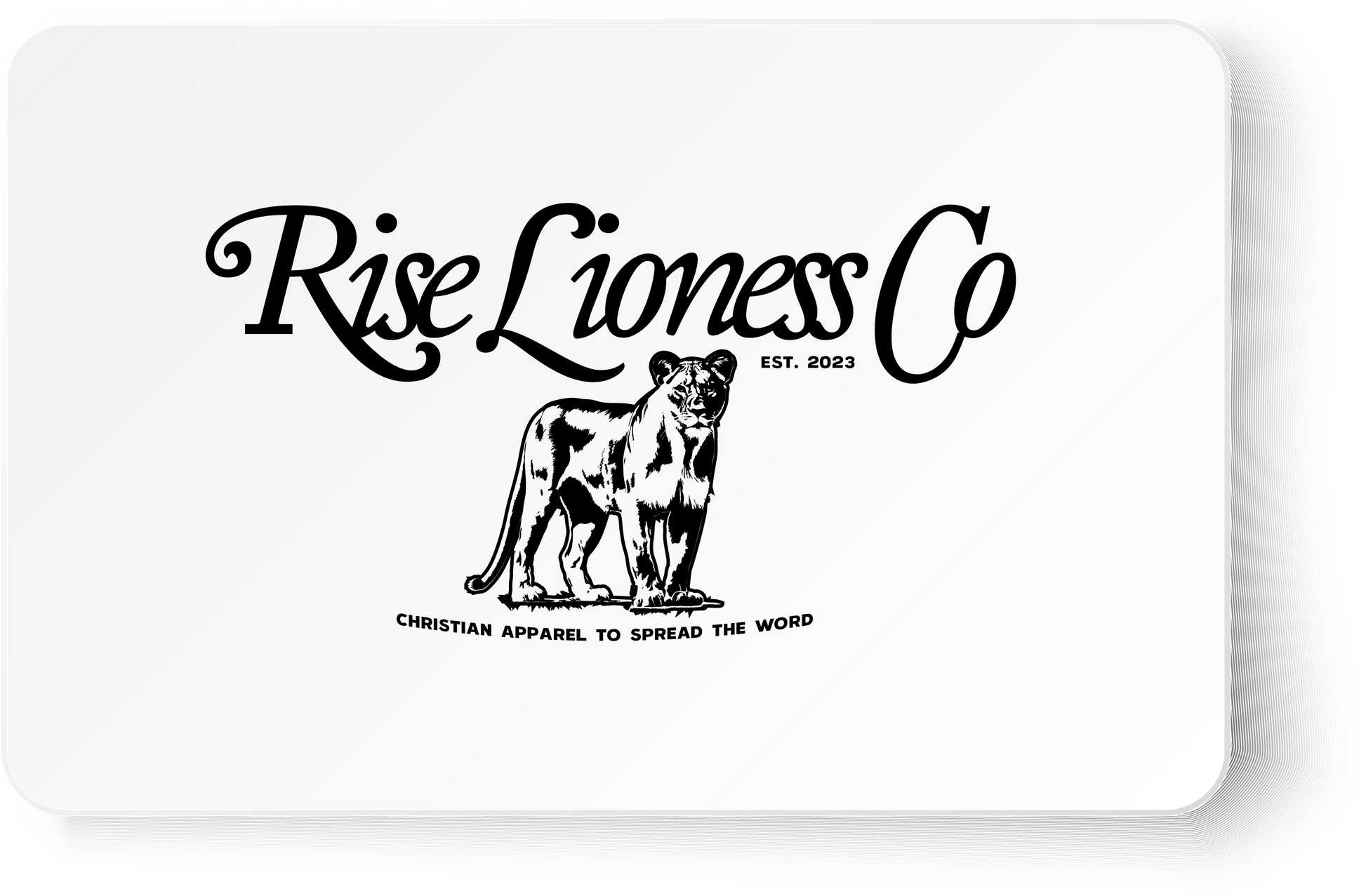 Rise Lioness Co Christian Apparel Gift Card