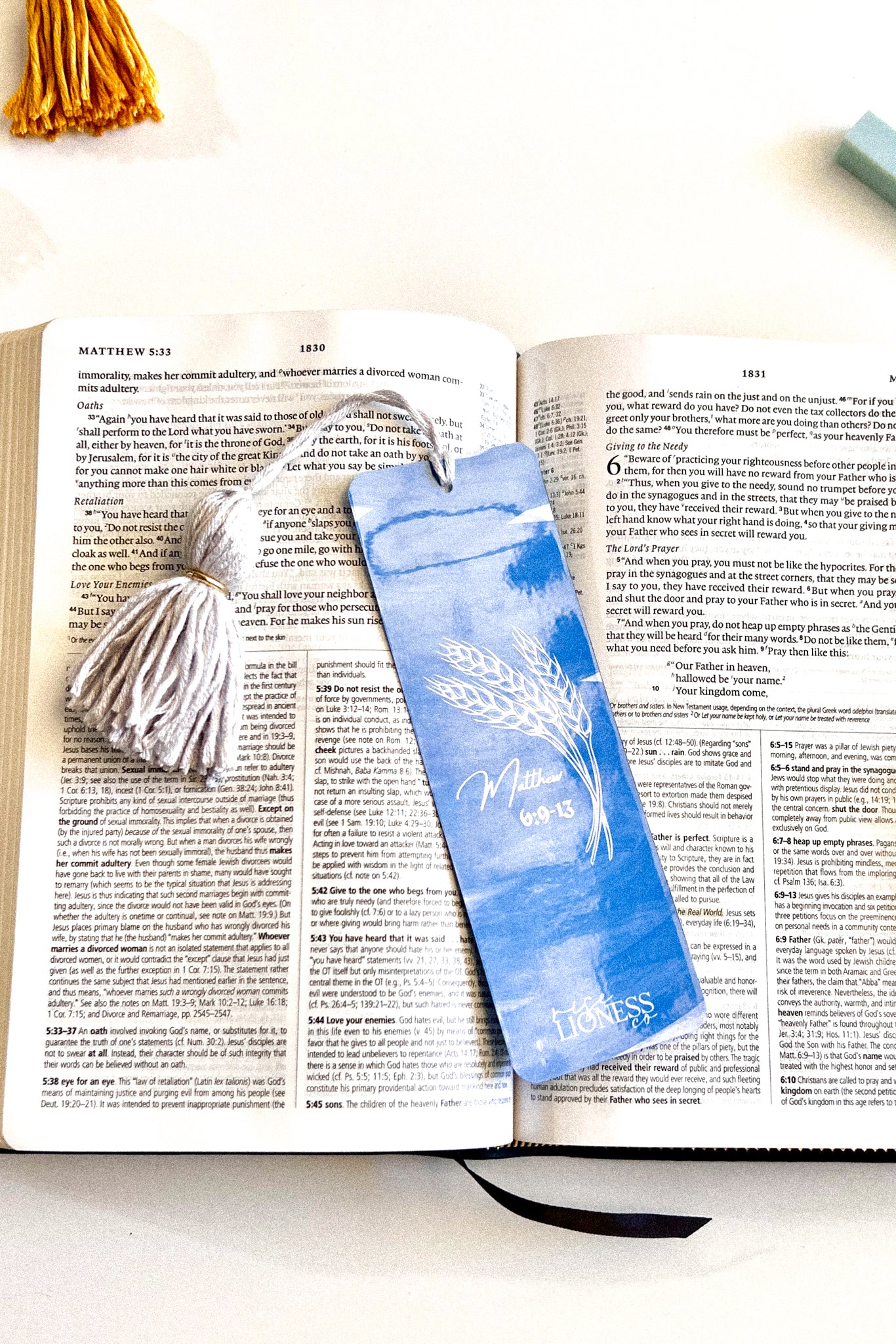 Give Us our daily bread bookmark