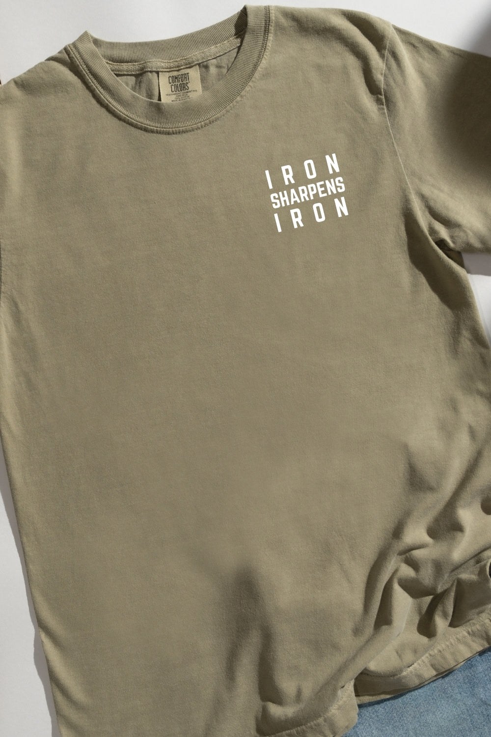 Iron Sharpens Iron Flatlay