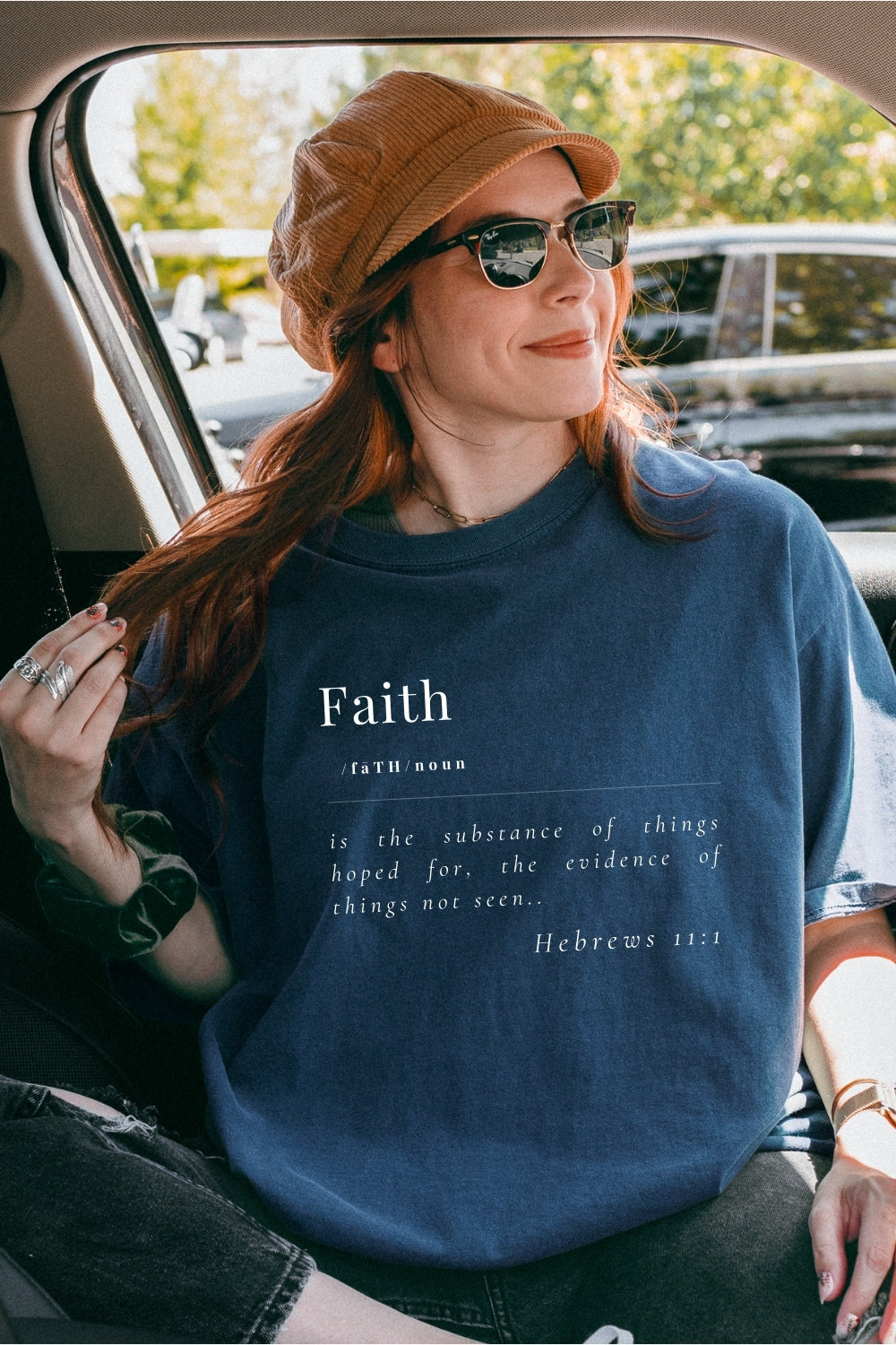 Faith Defined Comfort Colors T-Shirt - Midnight