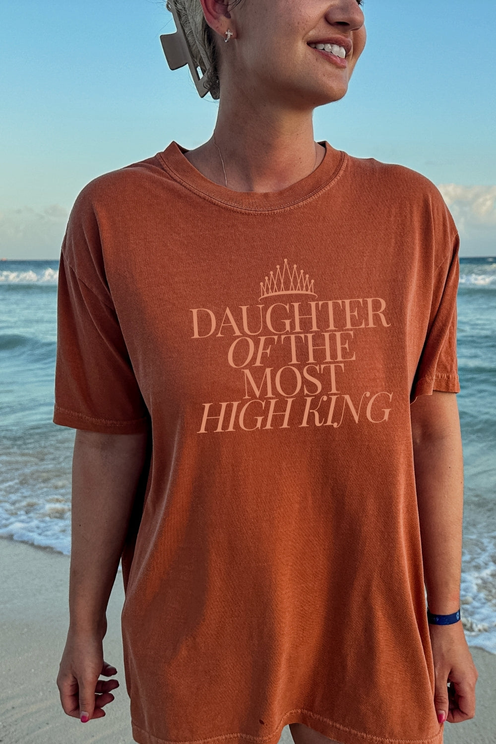 Daughter of the Most High King Comfort Colors T-Shirt - Yam