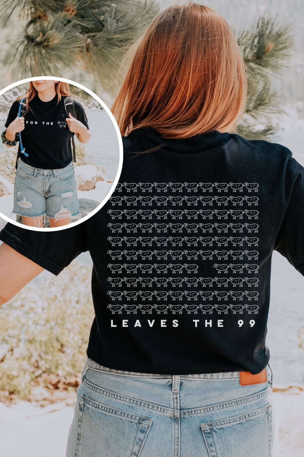 Leaves the 99 t-shirt black