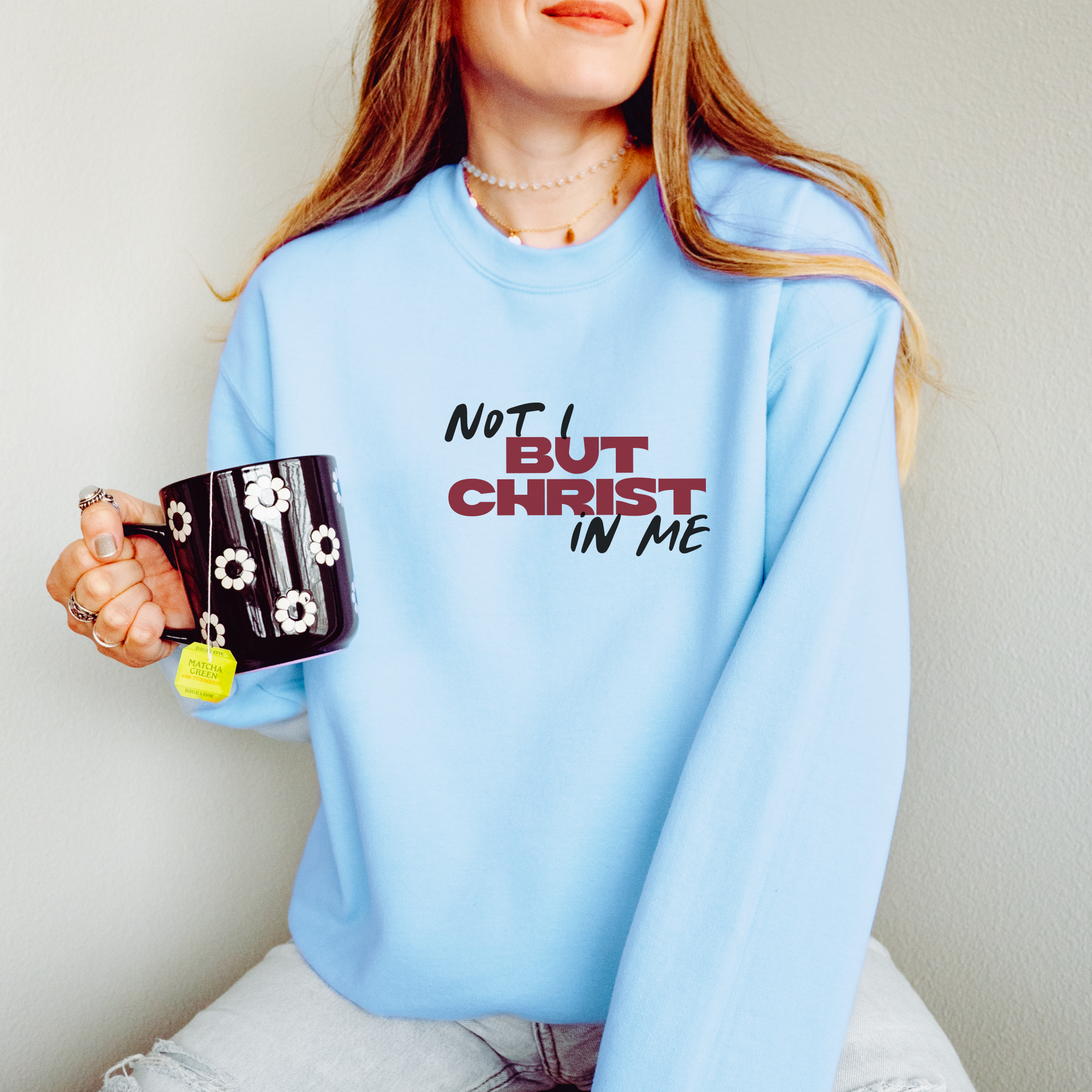 Not I But Christ in Me Sweatshirt