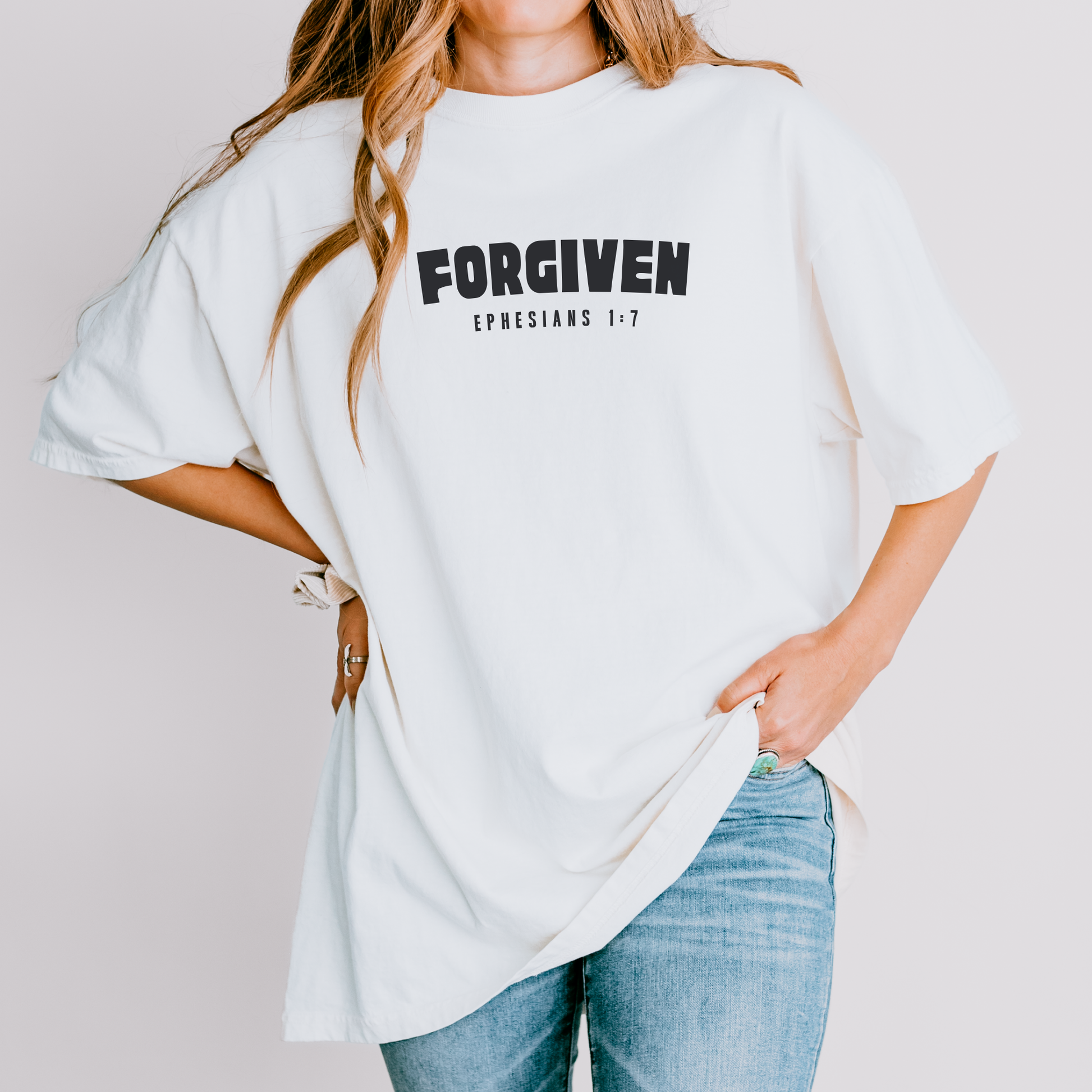 Forgiven Comfort Colors White T-Shirt