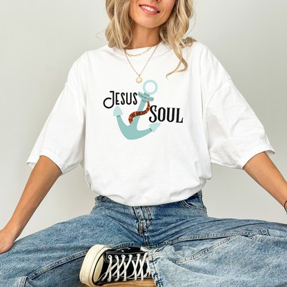 Jesus is the Anchor of My Soul Comfort Colors T-Shirt 1