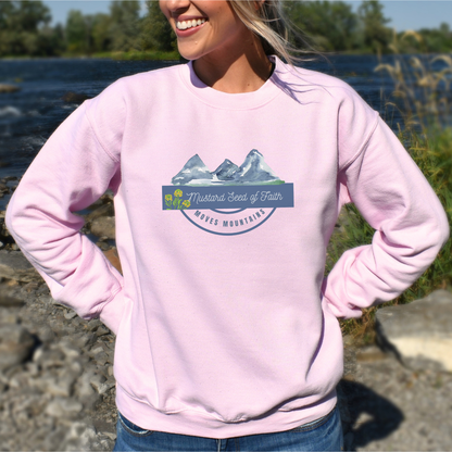 Mustard Seed of Faith Moves Mountains Christian Sweatshirt