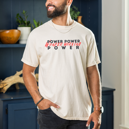 Power Power Wonder Working Power Comfort Colors T-Shirt Man