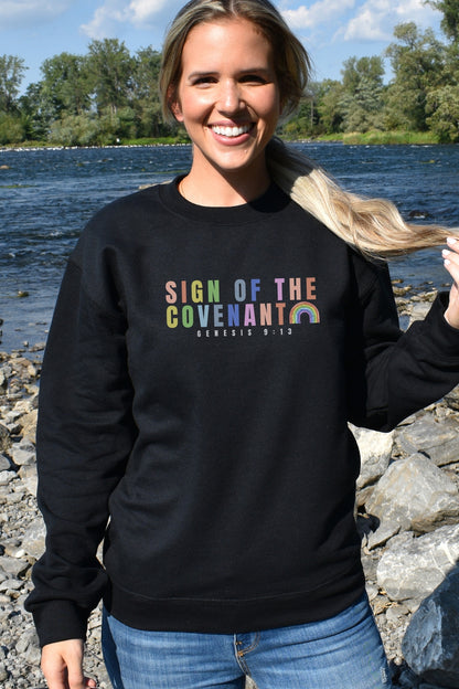 Sign of the Covenant Christian Gildan Sweatshirt