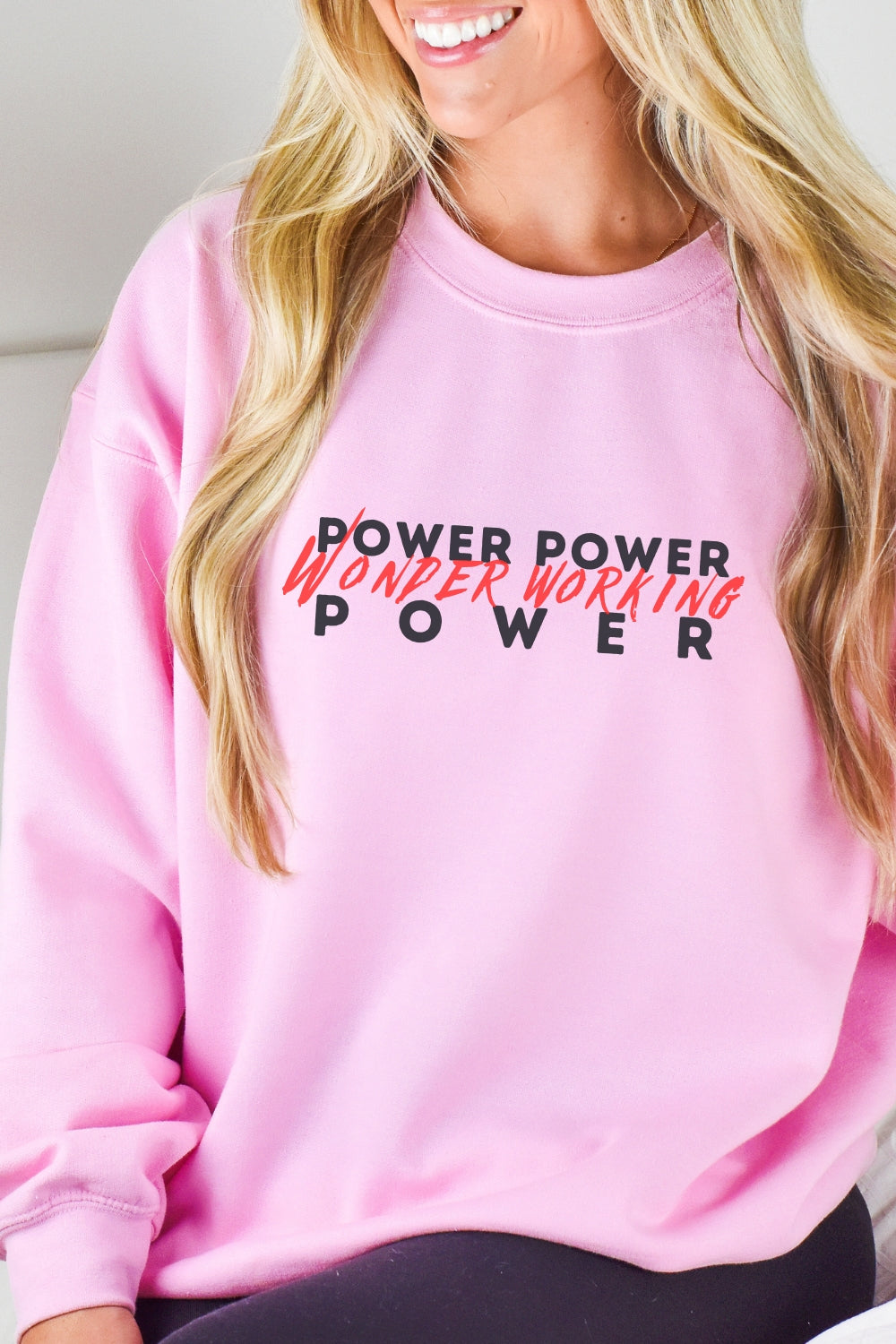 Power Power Wonder Working Power Christian Sweatshirt