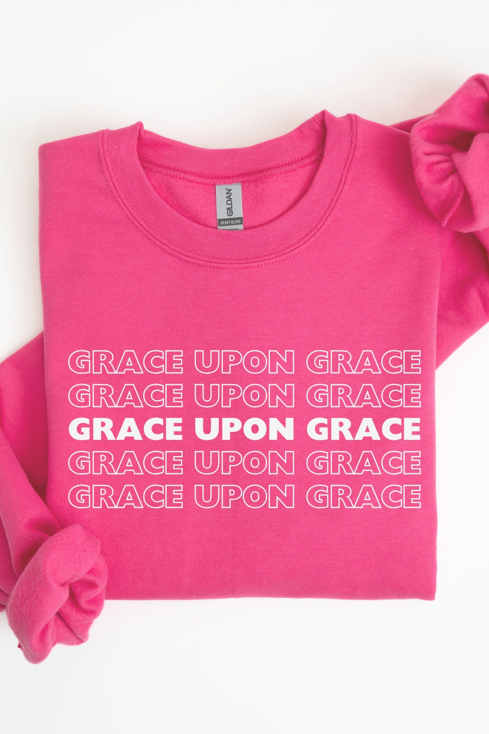 Grace Upon Grace Christian Sweatshirt