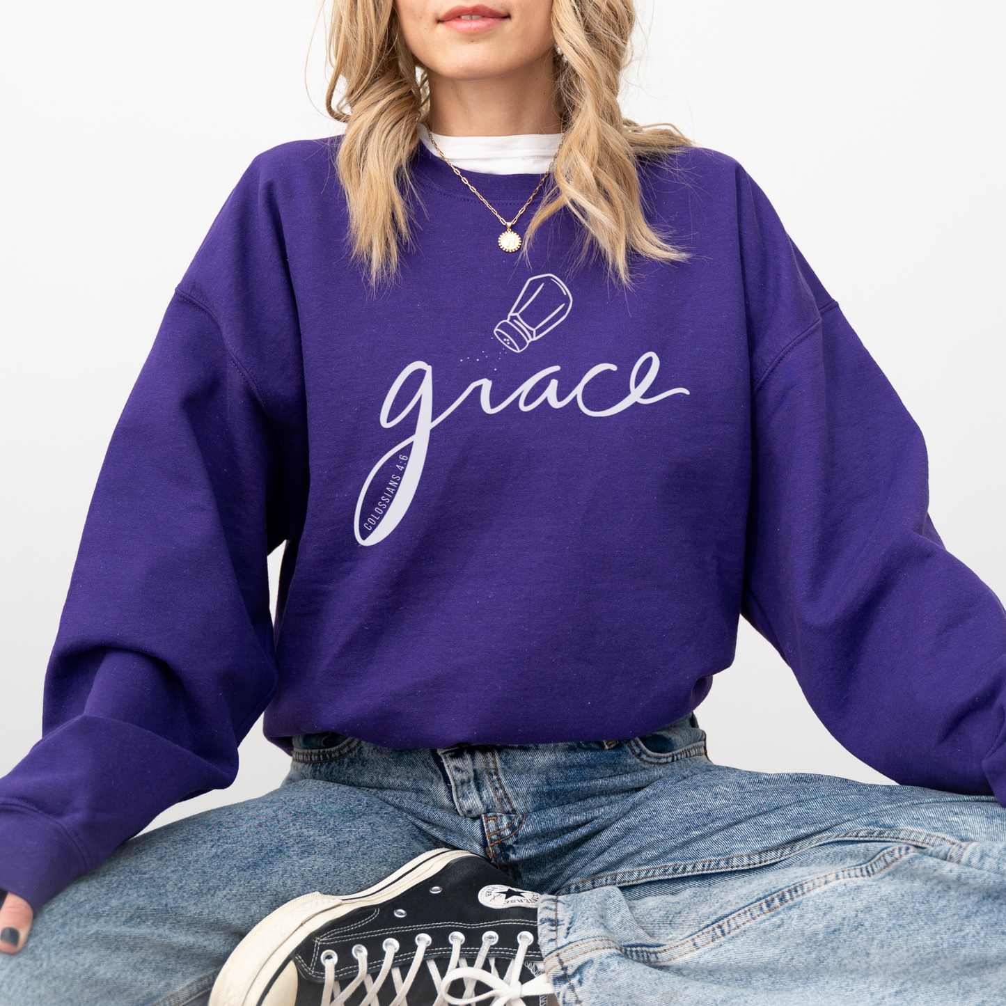 Salted Grace Christian Sweatshirt Success