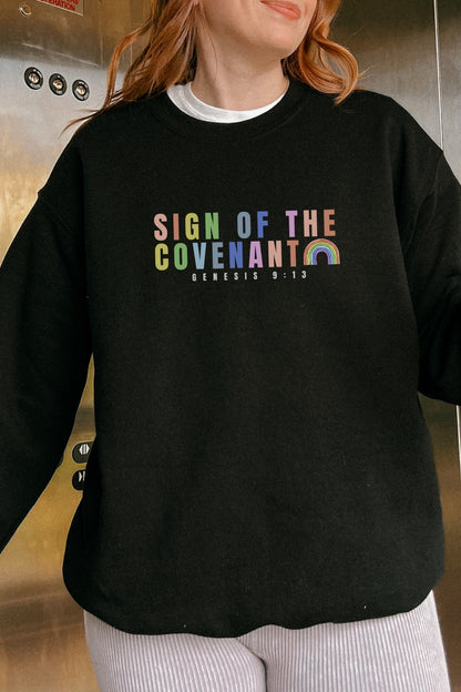 Sign of the Covenant Christian Gildan Sweatshirt