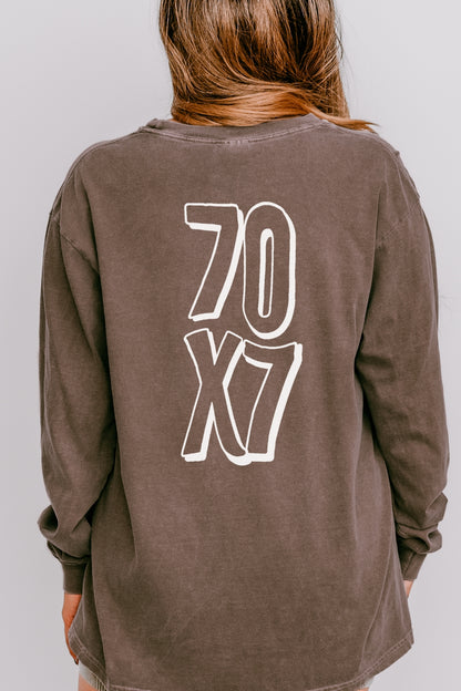 70x7 Comfort Colors Long Sleeve Tee