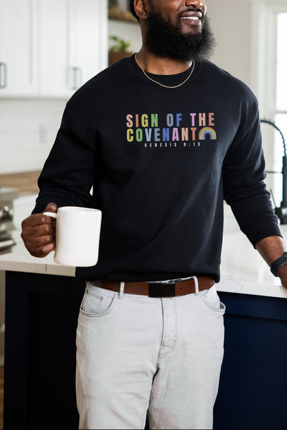 Sign of the Covenant Christian Gildan Sweatshirt