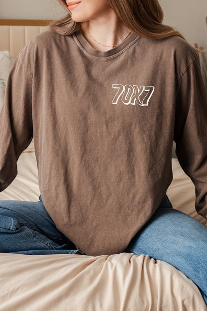 70x7 Comfort Colors Long Sleeve Tee