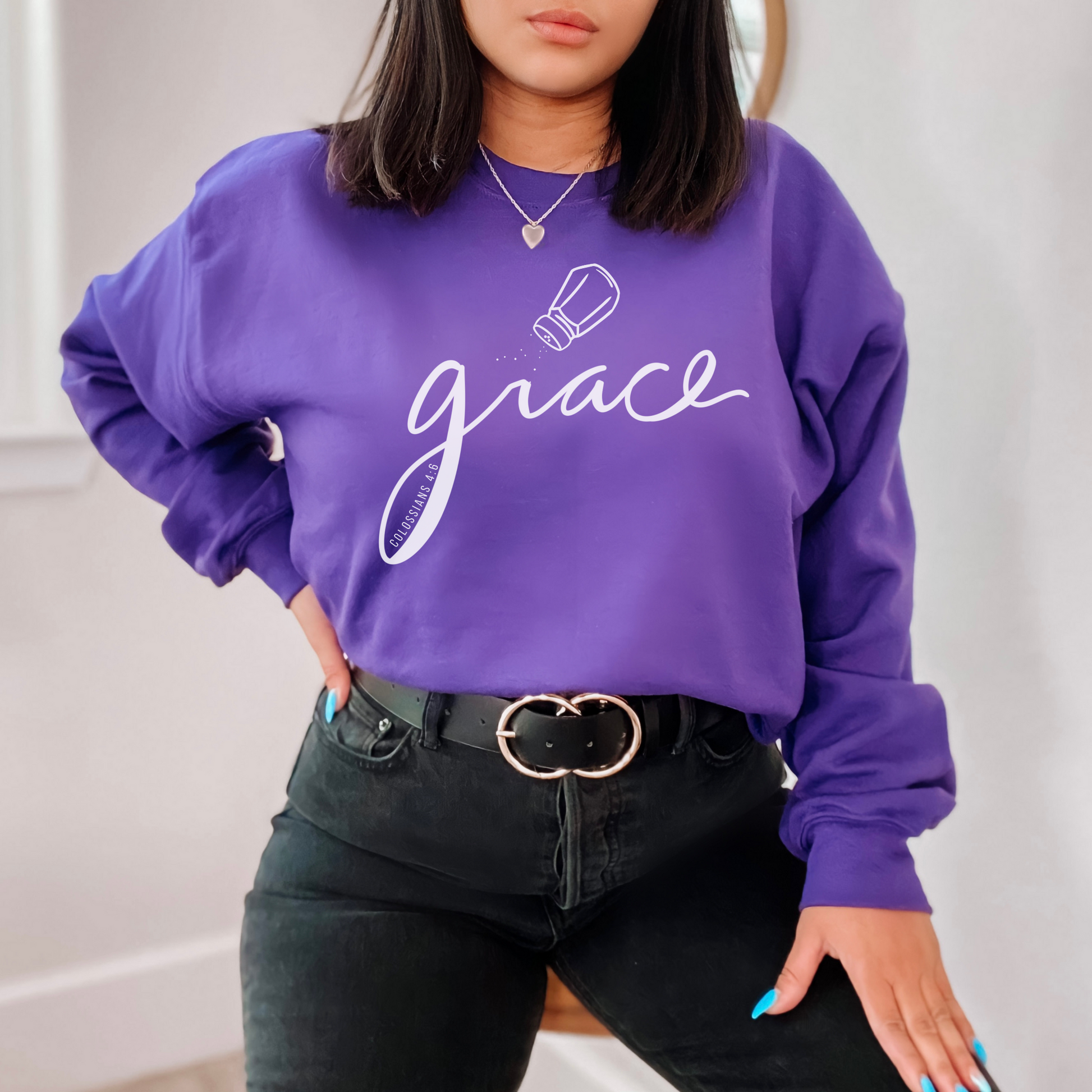 Salted Grace Christian Sweatshirt Success