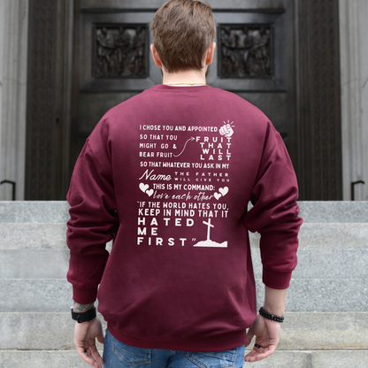 Chosen John 15:16 Christian Sweatshirt