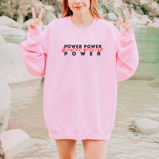 Power Power Wonder Working Power Christian Sweatshirt