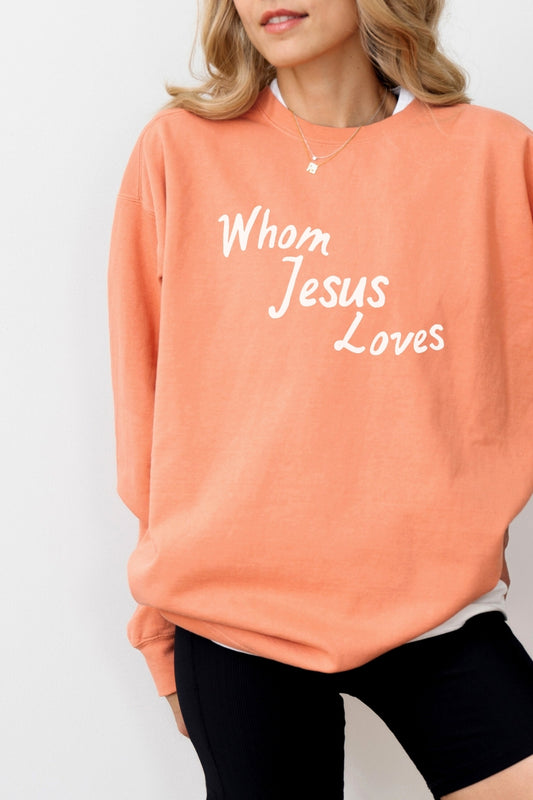 Whom Jesus Loves Premium Sweatshirt