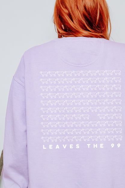 Leaves the 99 For the One Premium Sweatshirt - Orchid