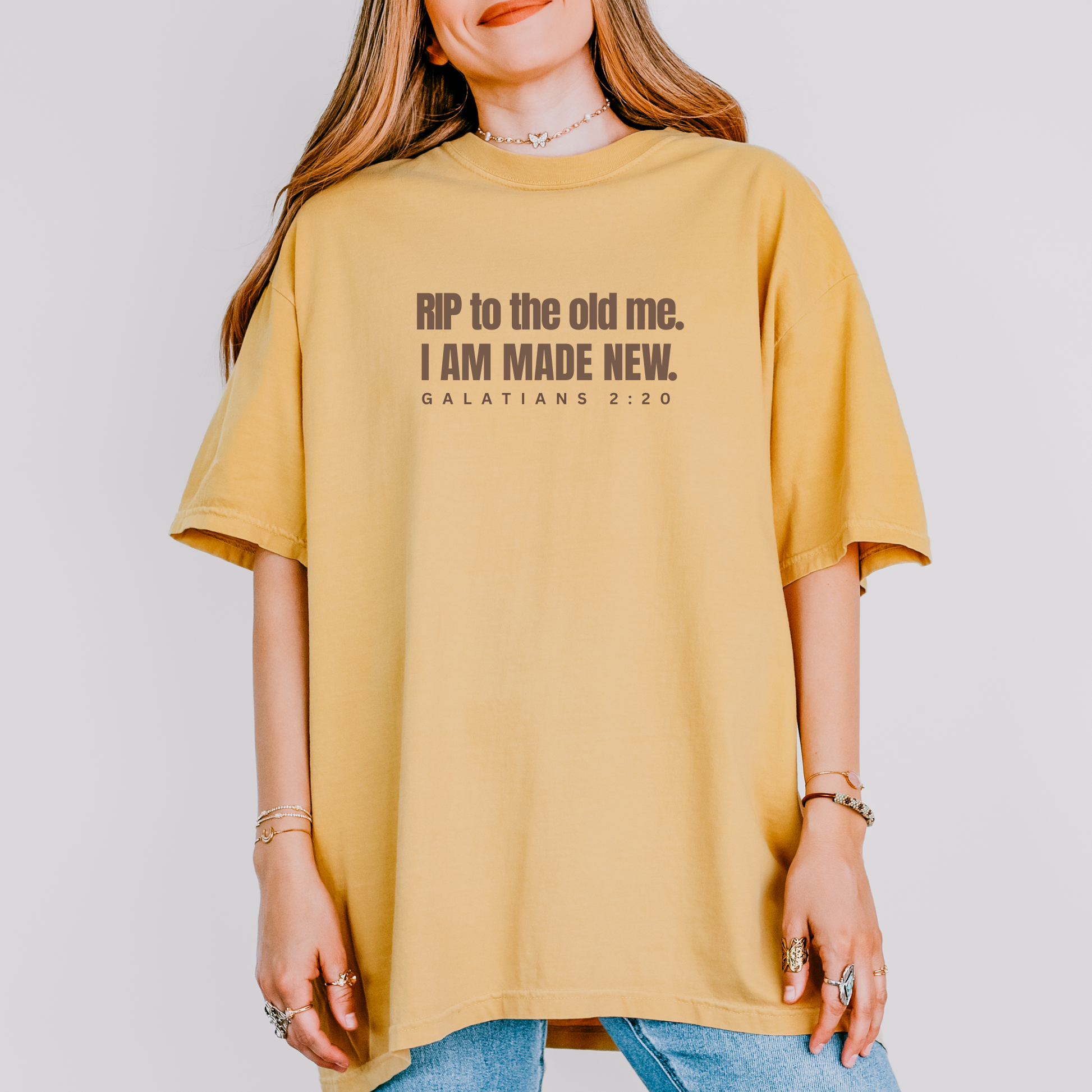 RIP To The Old Me I Am Made New Comfort Colors T-Shirt 1