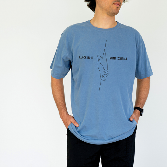 Locking it with Christ Comfort Colors T-Shirt Male