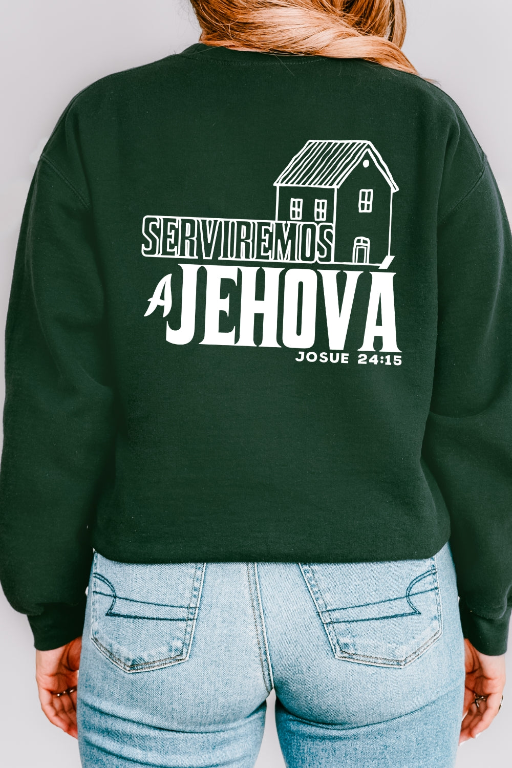 Pero Yo Y Mi Casa Crewneck Christian Sweatshirt