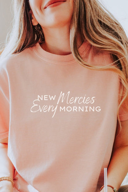 TSHIRT NEW MERCIES EVERY MORNING