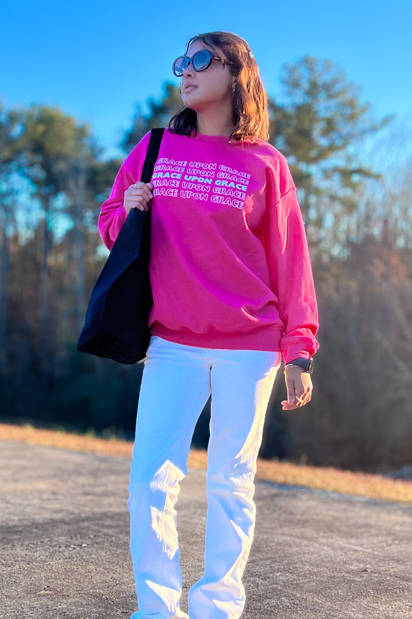 Grace Upon Grace Christian Sweatshirt