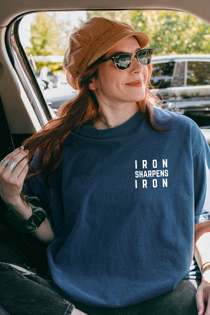 Iron Sharpens Iron Comfort Colors Midnight T-Shirt