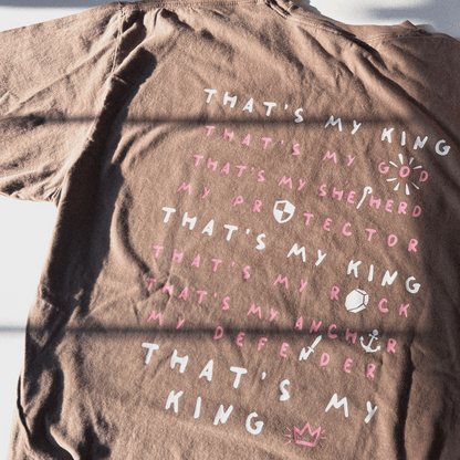 That's My King Comfort Colors Comfort Colors T-Shirt Espresso